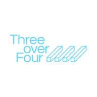Three Over Four logo