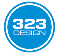 323 Design logo