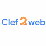 Clef2web logo