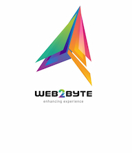 Web2Byte - By: Qaspar Digi-Mo Pvt. Ltd logo