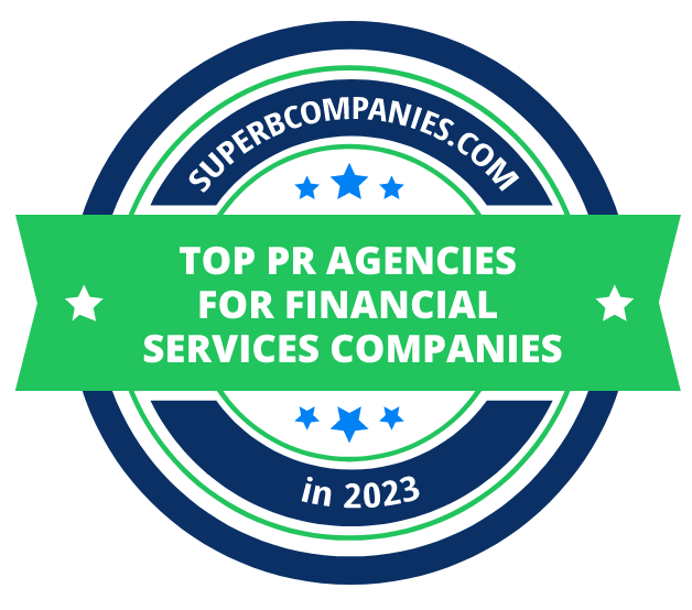 Top PR Companies For Financial Services badge