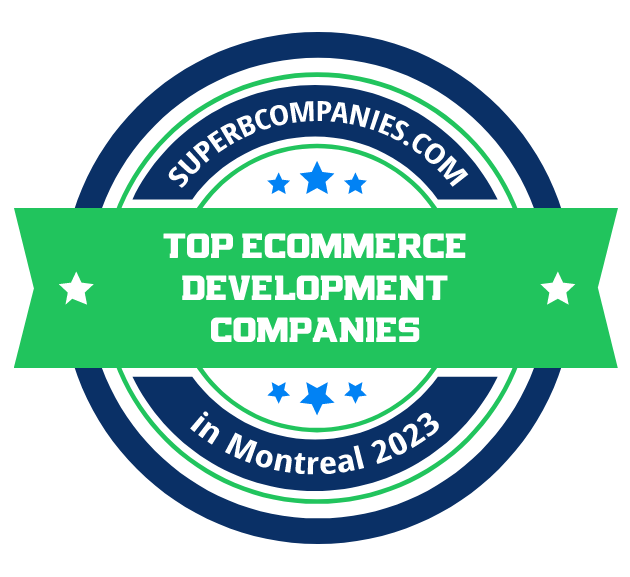 Top eCommerce Development Companies in Montreal badge