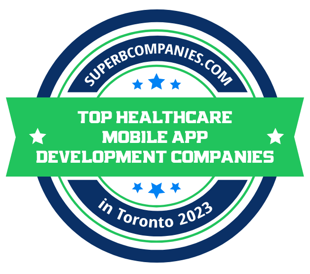 Top Healthcare Mobile App Development Companies in Toronto badge