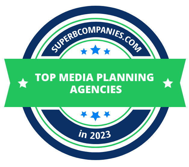 The Best Media Planning Companies badge