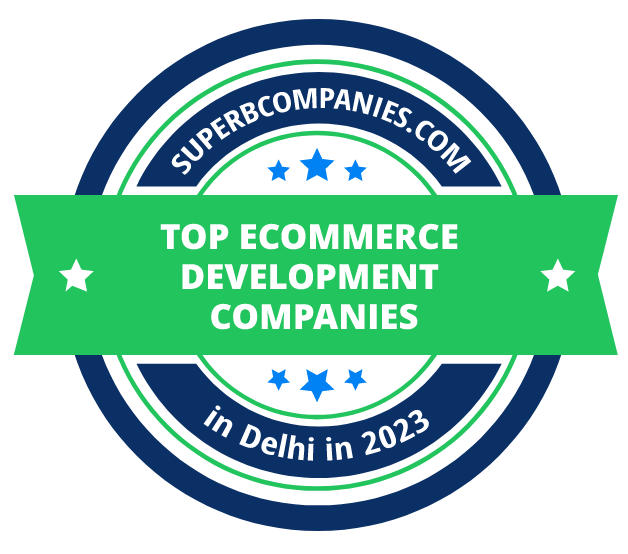 The Best eCommerce Development Companies in Delhi badge