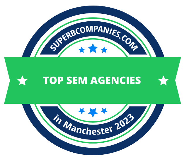 Top SEM Companies in Manchester badge