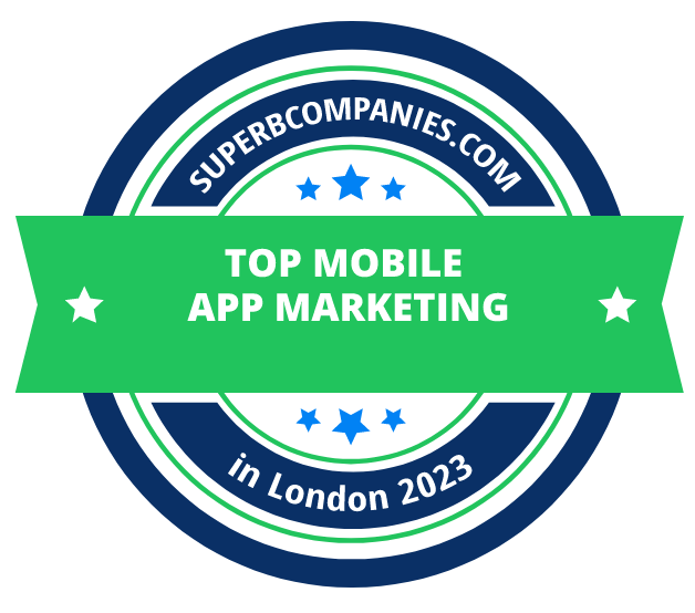 The Best Mobile App Marketing Companies in London badge