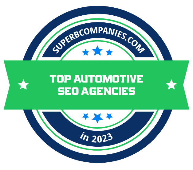 Top SEO Agencies for Automotive Companies badge
