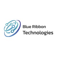 Blue ribbon technology logo