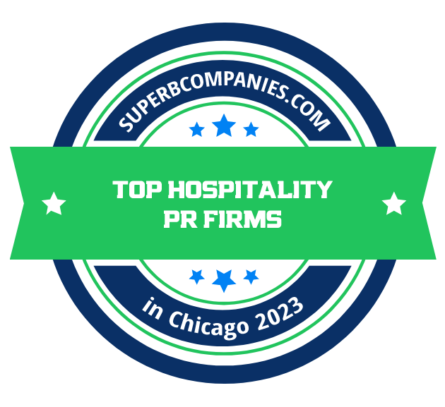 The Best Hospitality PR Companies in Chicago badge