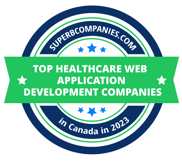 Top Healthcare Web Application Development Firms in Canada badge