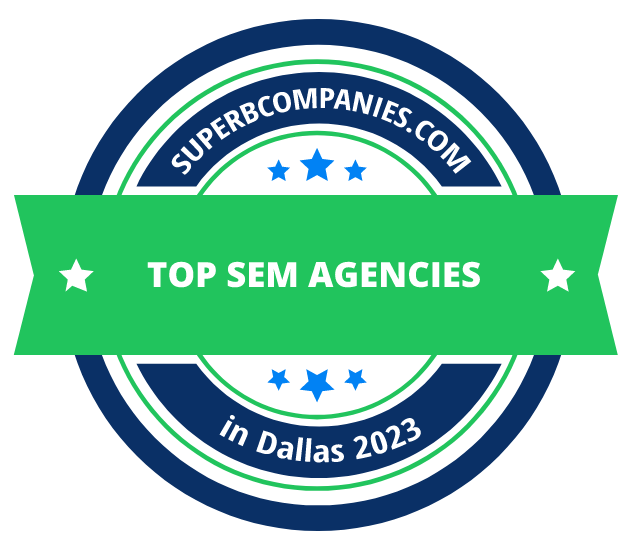 Top SEM Companies in Dallas badge