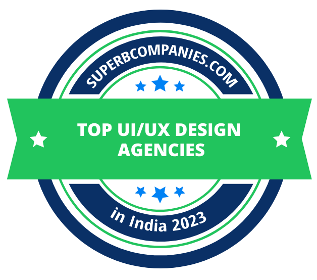 The Best UI/UX Design Companies in India badge