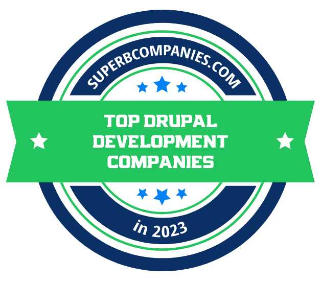 Top Drupal Development Companies badge