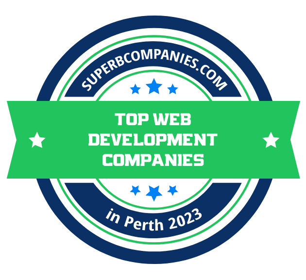 The Best Web Development Companies in Perth badge