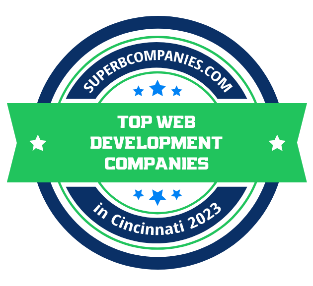 The Best Web Development Companies in Cincinnati badge
