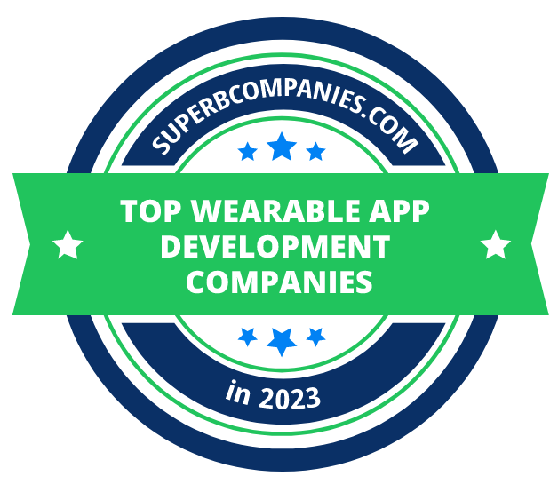 Top Wearable App Development Companies badge