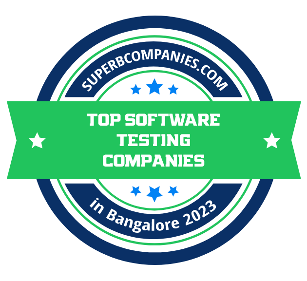 The Best Software Testing Companies in Bangalore badge