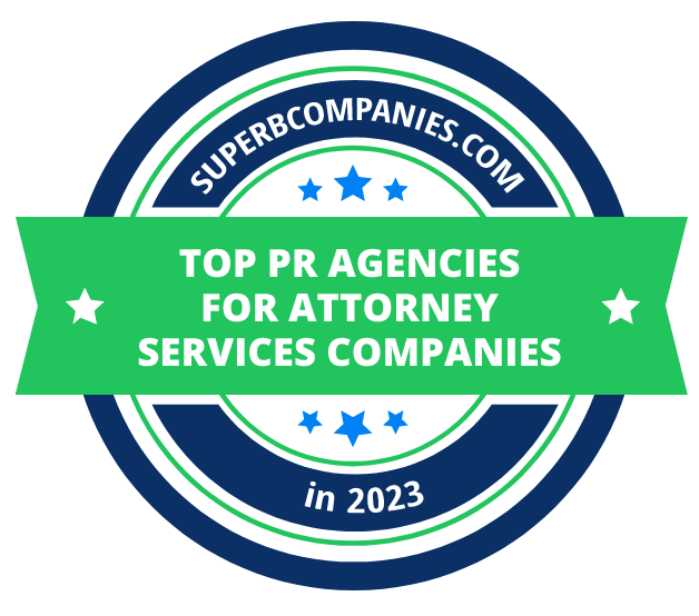 PR Agencies for Law Firms badge