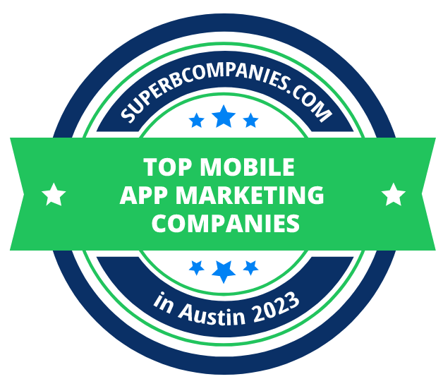 The Best Mobile App Marketing Companies in Austin badge