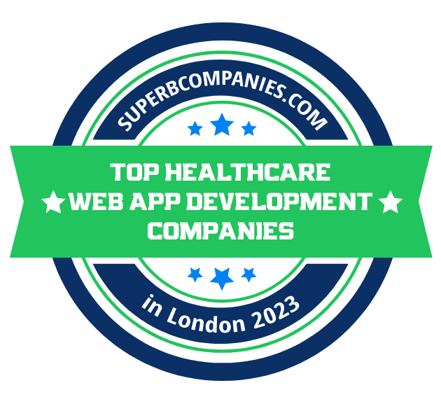 Top Healthcare Web Application Development Firms in London badge