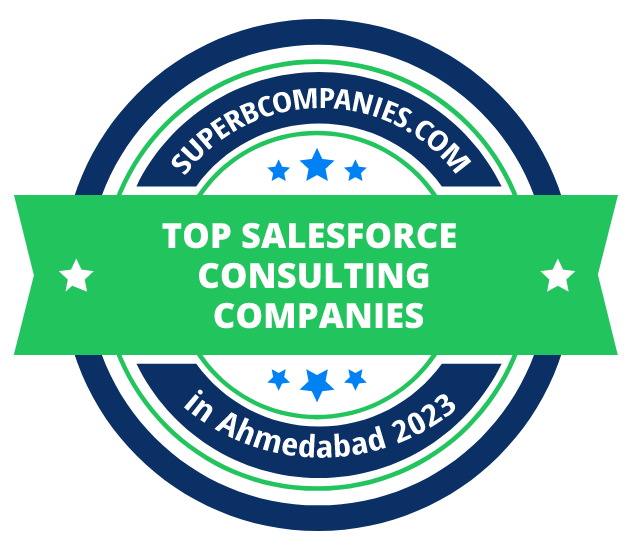 The Best Salesforce Consulting Companies in Ahmedabad badge