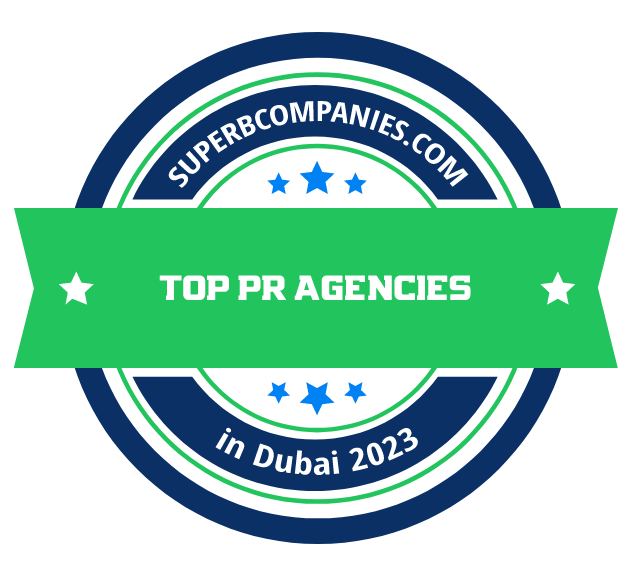 The Best PR Agencies in Dubai badge