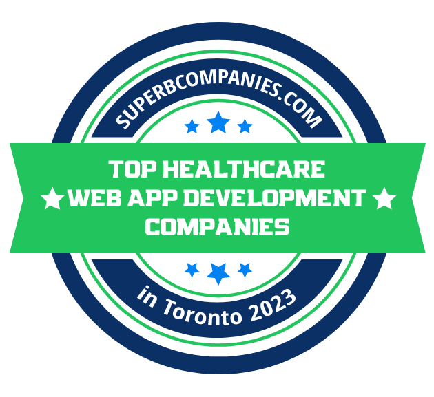 Top Healthcare Web Application Development Firms in Toronto badge