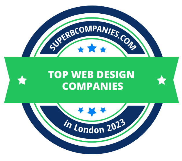 Top Web Design Companies in London badge